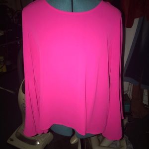 Beautiful hot/bright pink blouse